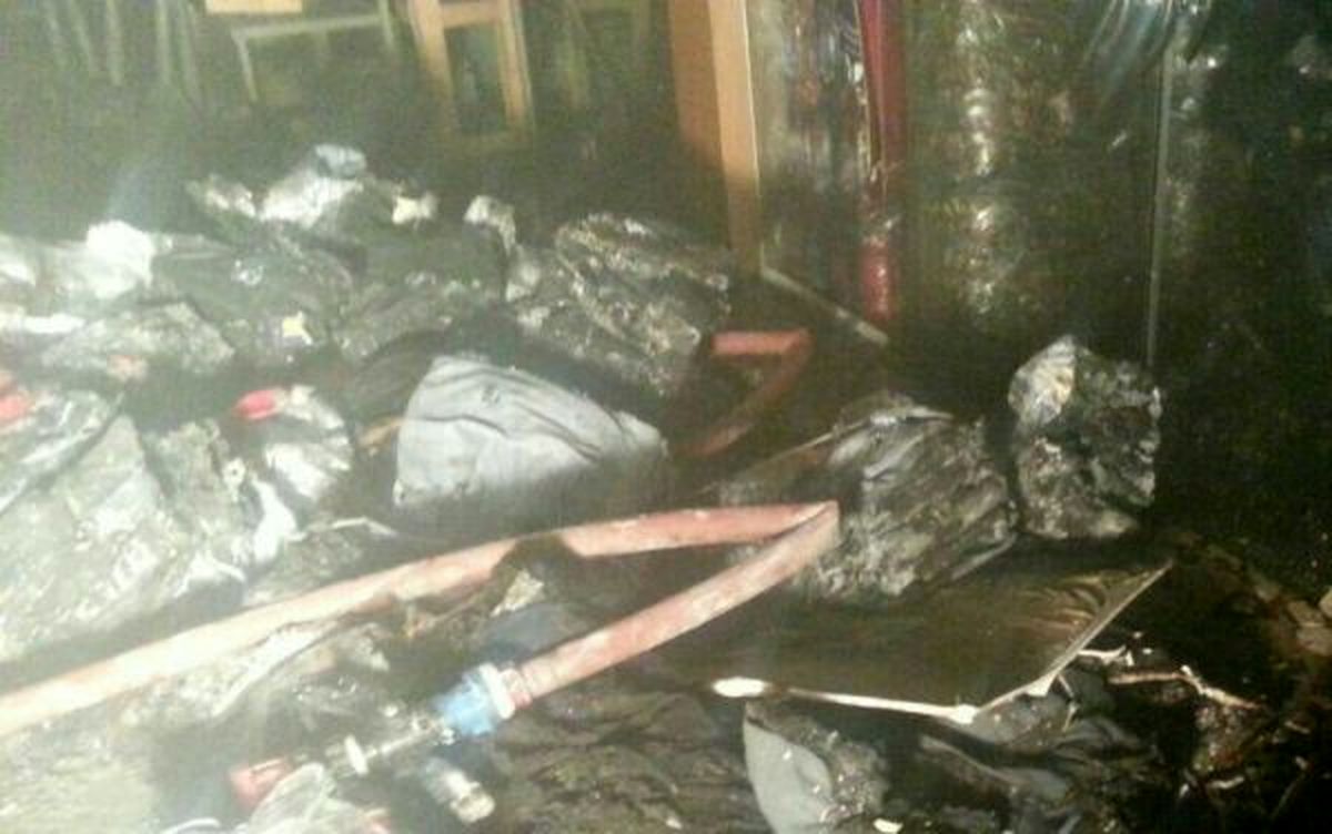 آتش سوزی گسترده در پاساژ فردوسی/ 20 کارگر محبوس نجات یافتند