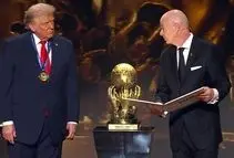 جایزه صلح فیفا به دونالد ترامپ اهدا شد

