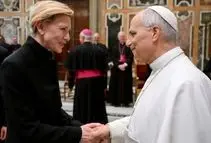 دیدار پاپ با ستاره‌های هالیوود 