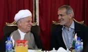 مسعود پزشکیان بر سر مزار آیت‌آلله هاشمی/ عکس