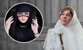 رزیتا غفاری بازیگر «بامداد خمار» با کلاه مشکی و استایلی خاص 