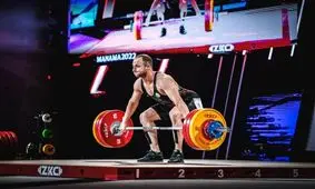 خداحافظی وزنه‌بردار ایران روی تخته قهرمانی جهان ۲۰۲۳ /ویدئو