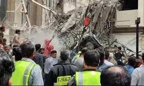 تکذیب بیرون آوردن یک نفر زنده از زیر آوار متروپل