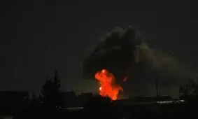 حملات پهپادی و موشکی روسیه به پایتخت اوکراین

