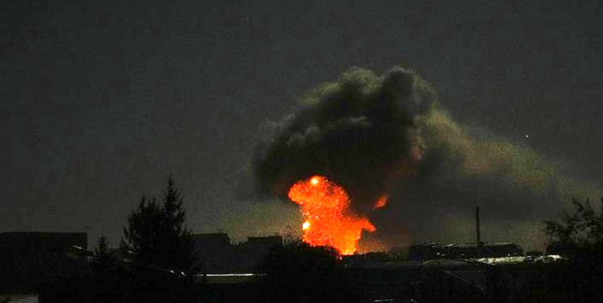 حملات پهپادی و موشکی روسیه به پایتخت اوکراین

