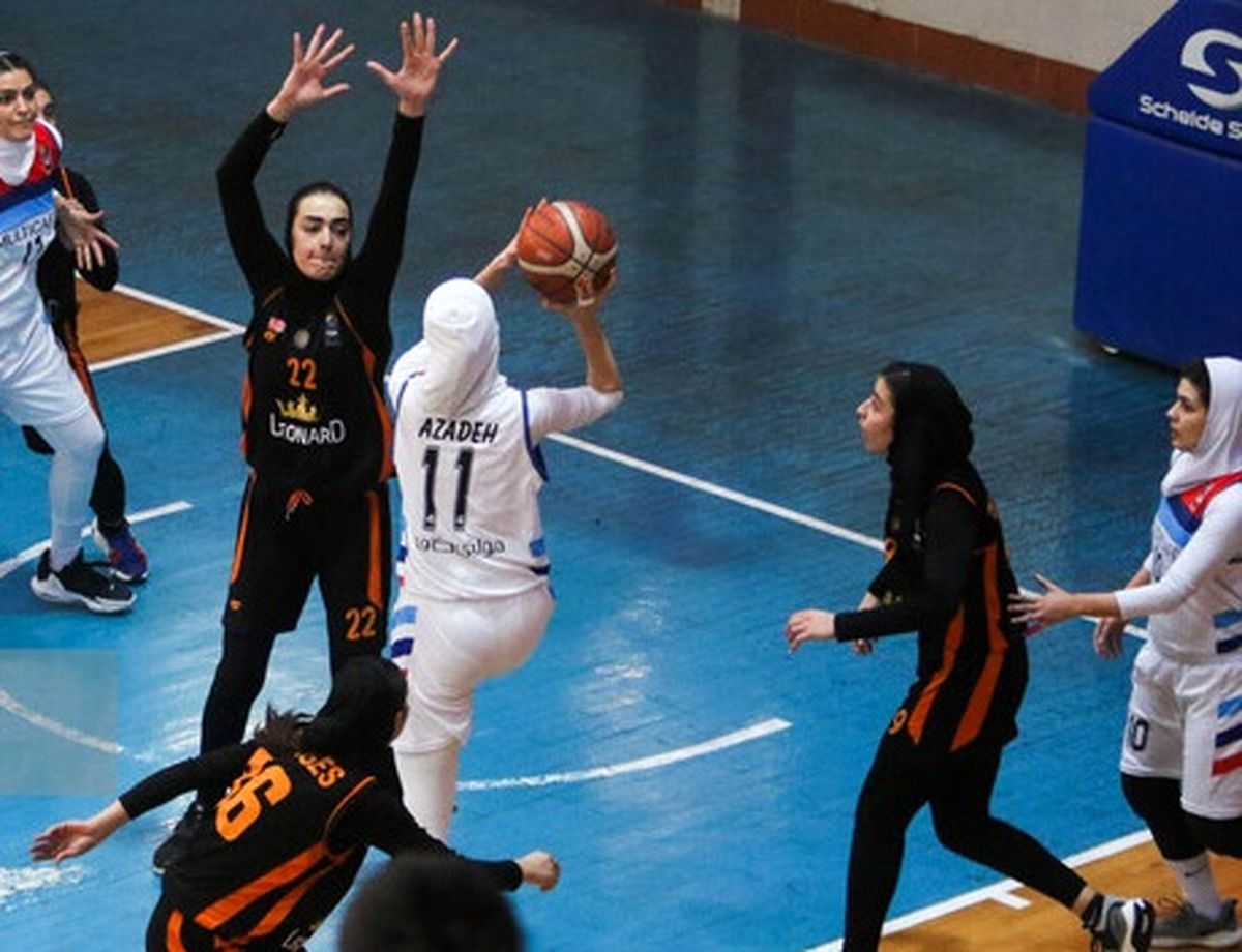 پیروزی گاز و نیشابور در لیگ بسکتبال زنان 