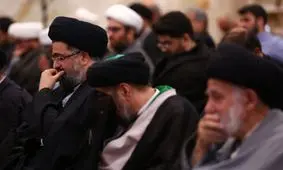 تصویری جالب از خوش و بش برادر سیدحسن خمینی و امام جمعه تهران