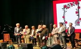 تقدیر از اساتید موسیقی در شب بارانی شیراز

