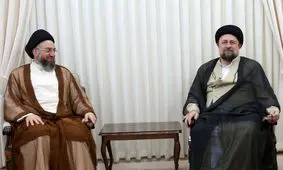 سفر رهبر جریان حکمت ملی عراق به ایران و دیدار با سیدحسن خمینی و علی لاریجانی/ عمار حکیم: جنگ اخیر با اسرائیل موجب پاک شدن اتهام قدیمی فرقه گرایی به جمهوری اسلامی در سطح جهان اسلام شد

