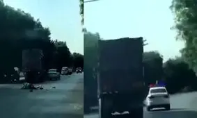 تکذیب زیر گرفتن مامور پلیس راه در جاده شوش
