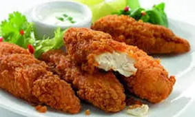 فیله سوخاری مرغ با دورچین+ ویدیو