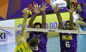 پیروزی سخت برزیل مقابل استرالیا در لیگ ملتهای والیبال