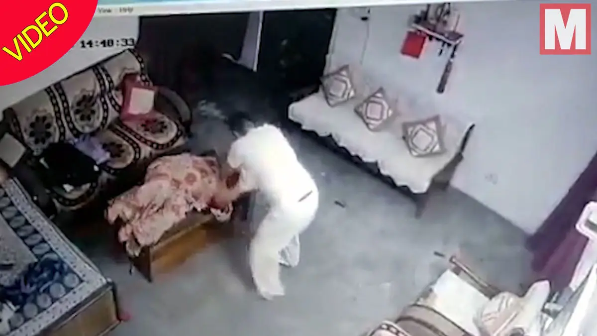 پسر نگران مچ پدرش را با نصب دوربین مداربسته گرفت! +فیلم