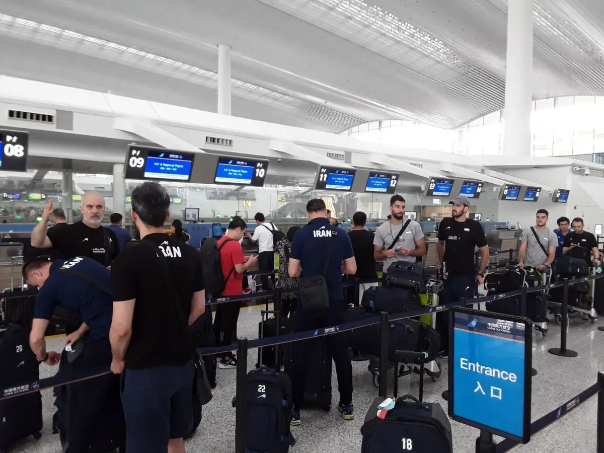 تیم ملی والیبال از جیانگمن به توکیو رفت