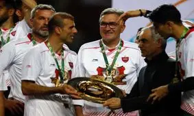 اتوبوس پرسپولیس پس از قهرمانی جام حذفی