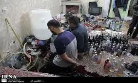 کشف کارگاه تولید مشروبات الکلی دست ساز در گرگان