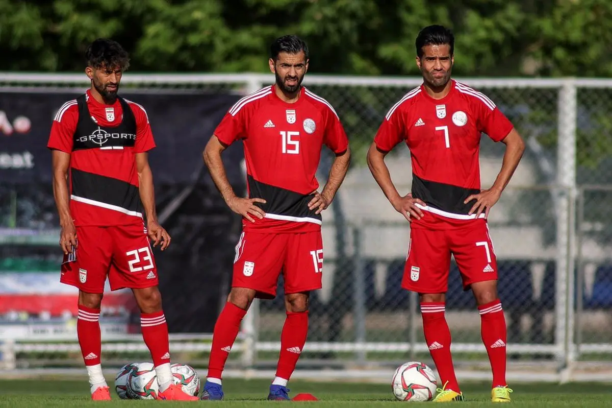 گزارش تصویری دومین تمرین تیم ملی