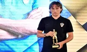 مودریچ برای هفتمین بار متوالی مرد سال فوتبال کرواسی شد