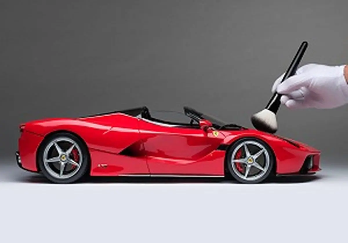 نحوه ساخت گران قیمت ترین ماکت های خودرو جهان + فیلم