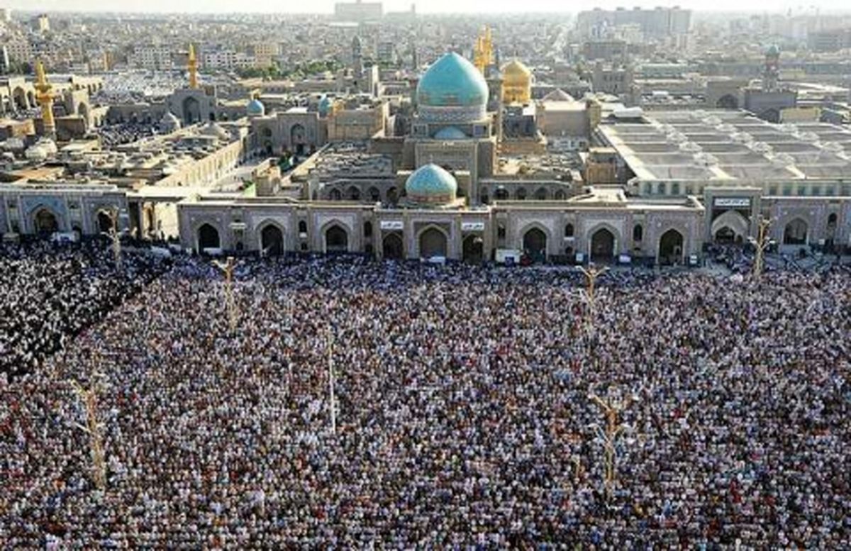 اقامه نماز عید سعید فطر در مشهد به امامت آیتاللهعلم الهدی