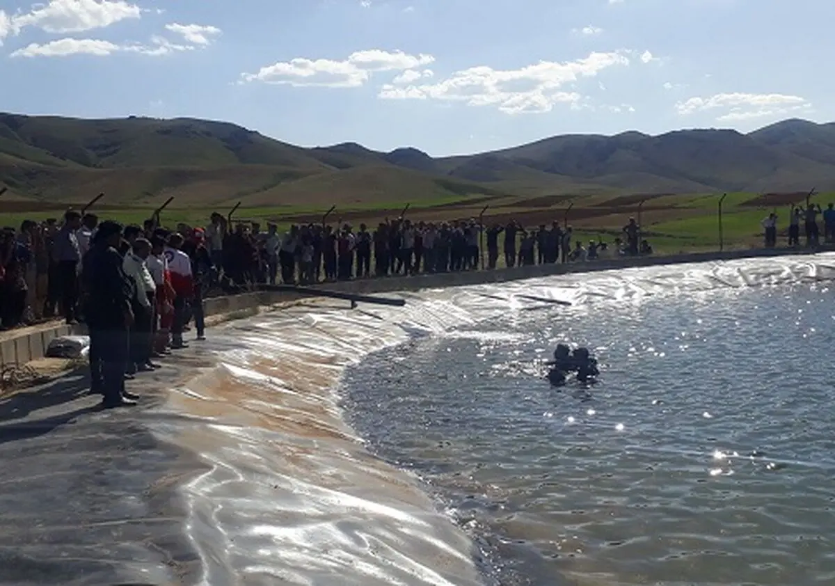 غرق شدن دو نفر در سد آوج + عکس
