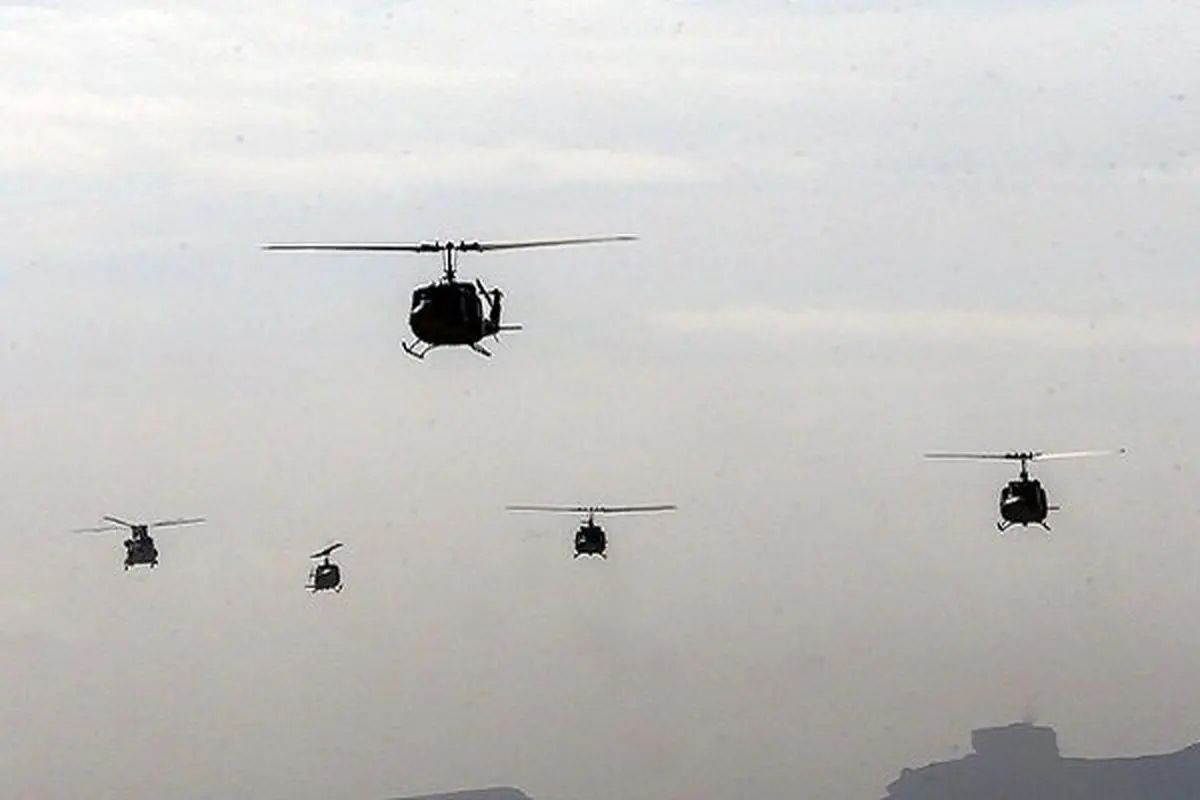 ۵۰مرحله پرواز توسط بالگردهای نیروهای مسلح