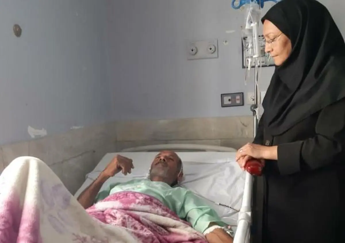 عکس/ حمله خرس سیاه به مرد جیرفتی