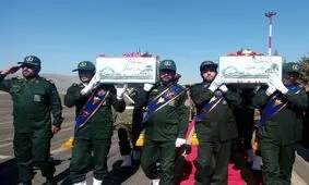 پیکر ۷ شهید گمنام وارد چهارمحال و بختیاری شد