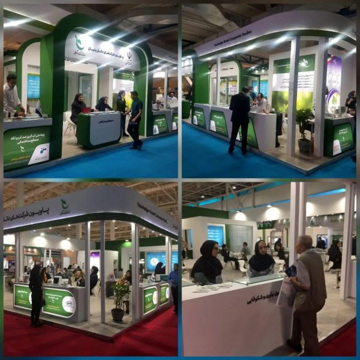 پاویون شرکت‌های دانش بنیان در نمایشگاه های “ایران هلث” و “اینوتکس” برپا شد