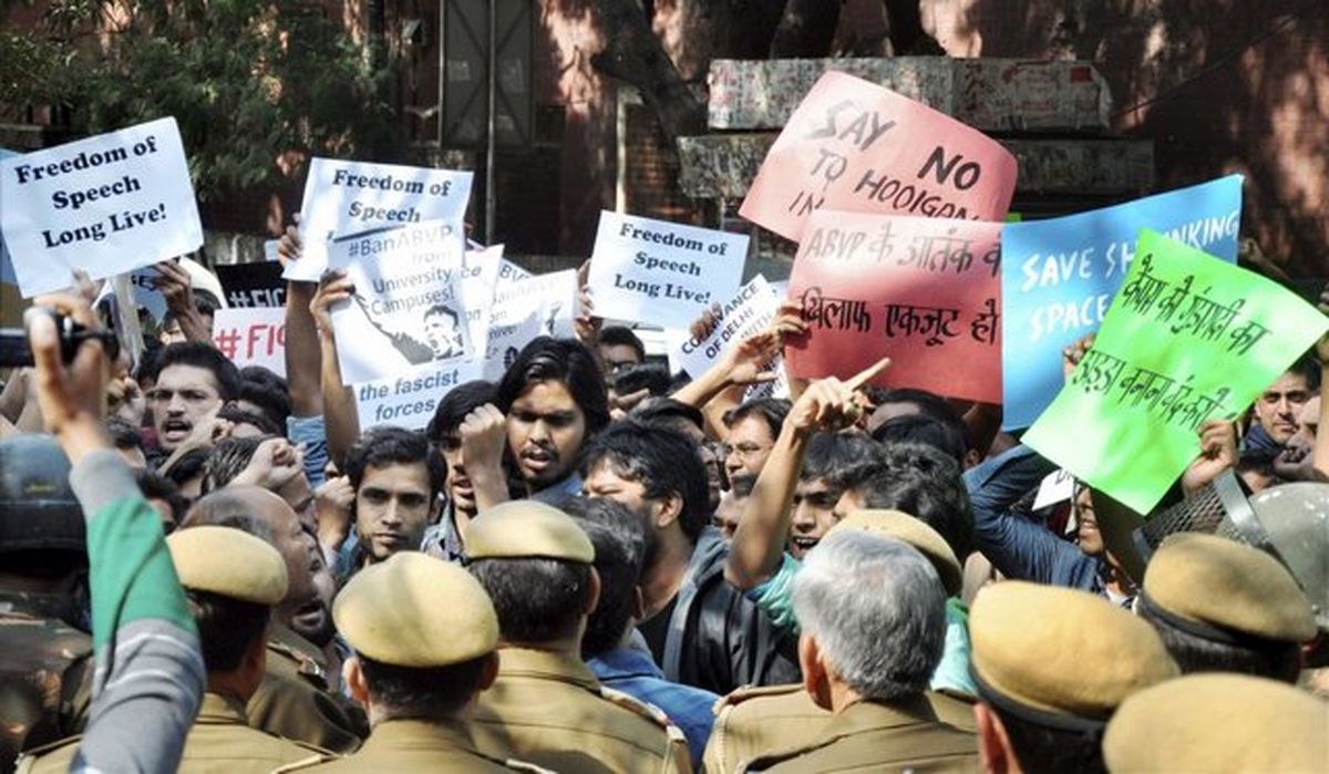 نگرانی عفو بین‌الملل از محدودیت آزادی بیان در دانشگاه‌های هند