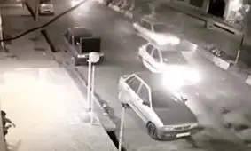 تصادف دلخراش بر اثر سرعت بالای خودروی سواری + فیلم