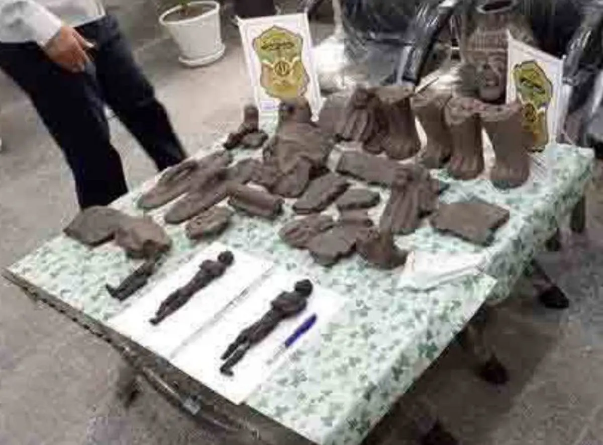 کشف یک مومیایی از جویندگان گنج خوزستان+ عکس