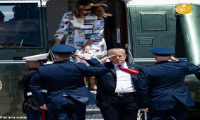 لباس ملانیا ترامپ در سفر به ژاپن سوژه شد +عکس