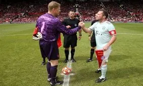 برتری پرگل اسطوره‌های منچستریونایتد مقابل بایرن مونیخ در بیستمین سالگرد فینال نوکمپ