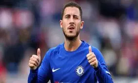 آزارد جایزه بهترین گل ساز لیگ انگلیس را دریافت کرد