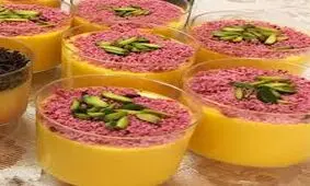 خوشمزه ترین دسر زعفرانی + دستور تهیه