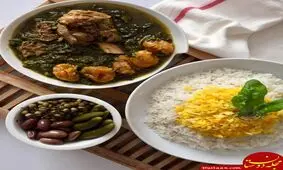 طرز تهیه خورشت آلو اسفناج با گوشت