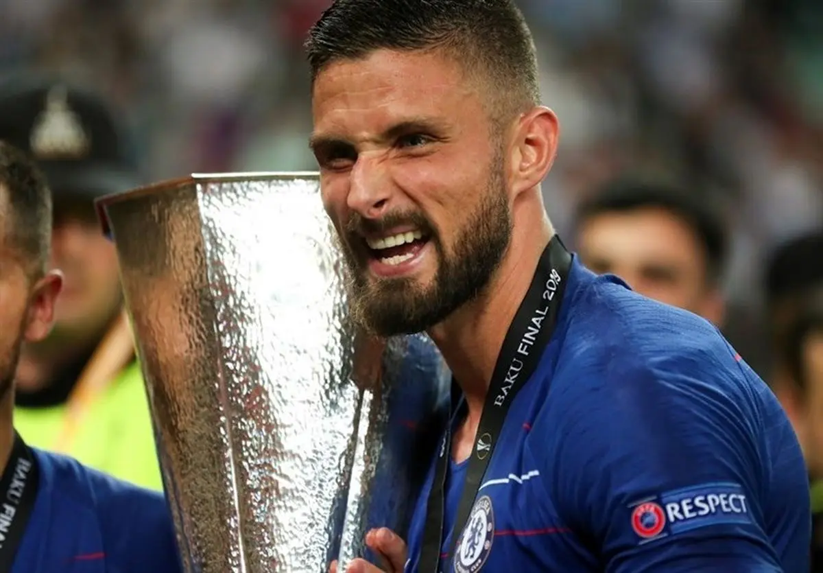 ژیرو آقای گل لیگ اروپا شد