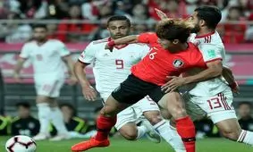 تساوی ایران و کره‌جنوبی در نیمه نخست