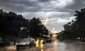 رگبار و رعد و برق در ۹ استان کشور
