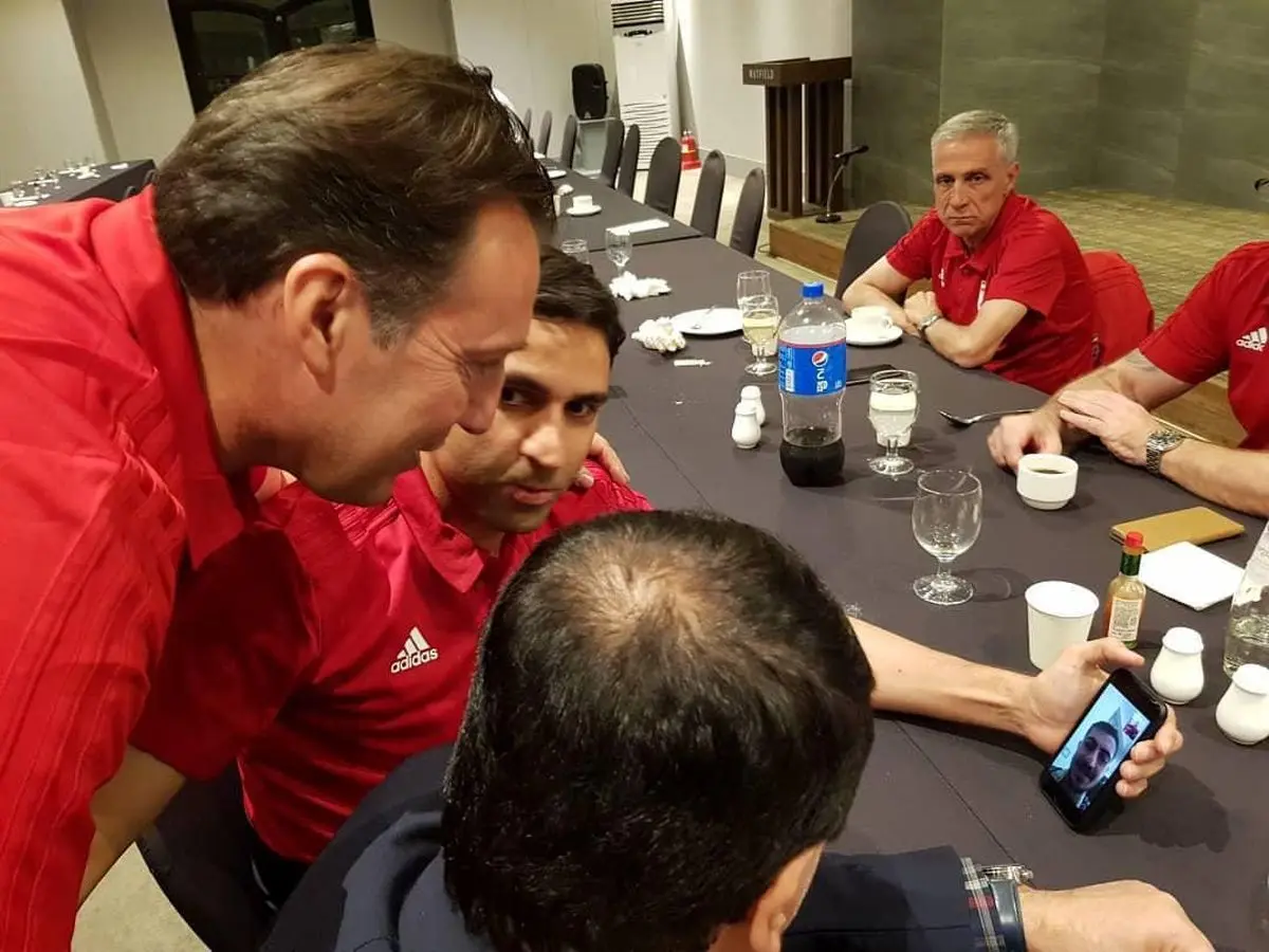 تماس تصویری ویلموتس با مدافع سابق استقلال