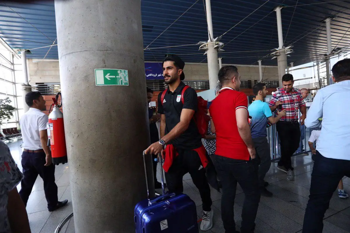 گزارش تصویری بازگشت تیم ملی از کره‌جنوبی