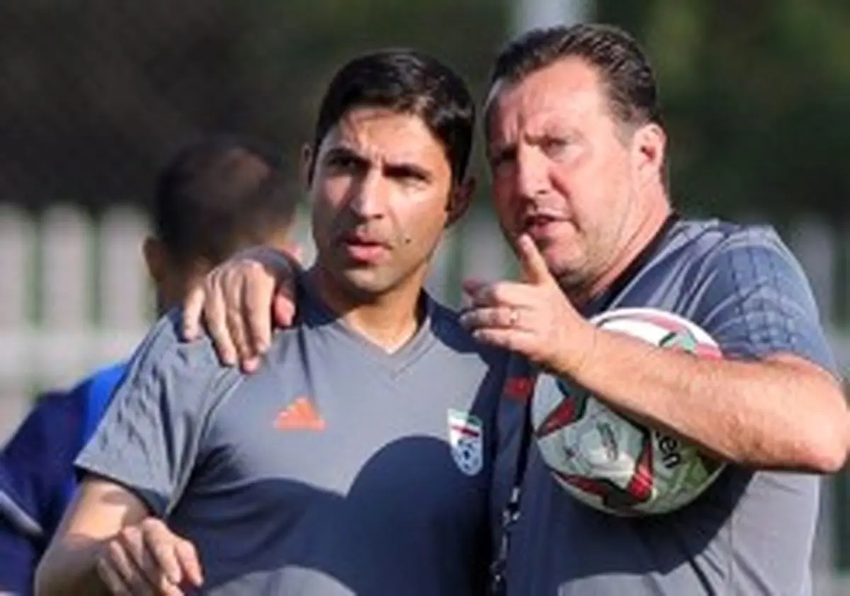 تاج و ویلموتس در تمرین نوجوانان حاضر شدند