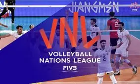 برنامه مسابقات تیم ملی ایران در هفته سوم لیگ ملت‌های والیبال