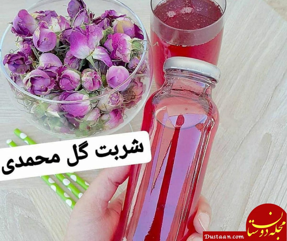 طرز تهیه شربت گل محمدی به سبکی خوشمزه