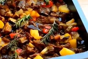 طرز تهیه خوراک بادمجان