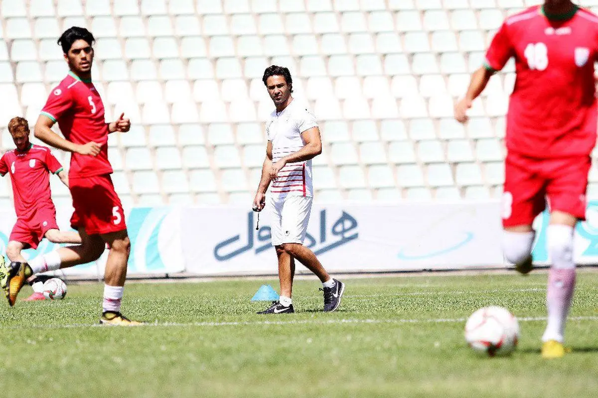 تمرین امید ها در مرکز ملی فوتبال