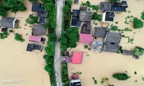 سیل در چین+ عکس