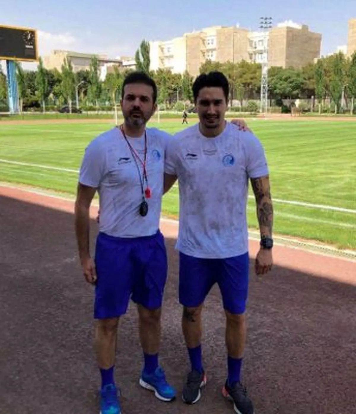 تیپ منشوری دستیار استراماچونی +عکس