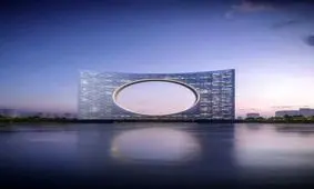 سازه بسیار جالب و شگفت انگیز خورشیدی در قزاقستان + عکس